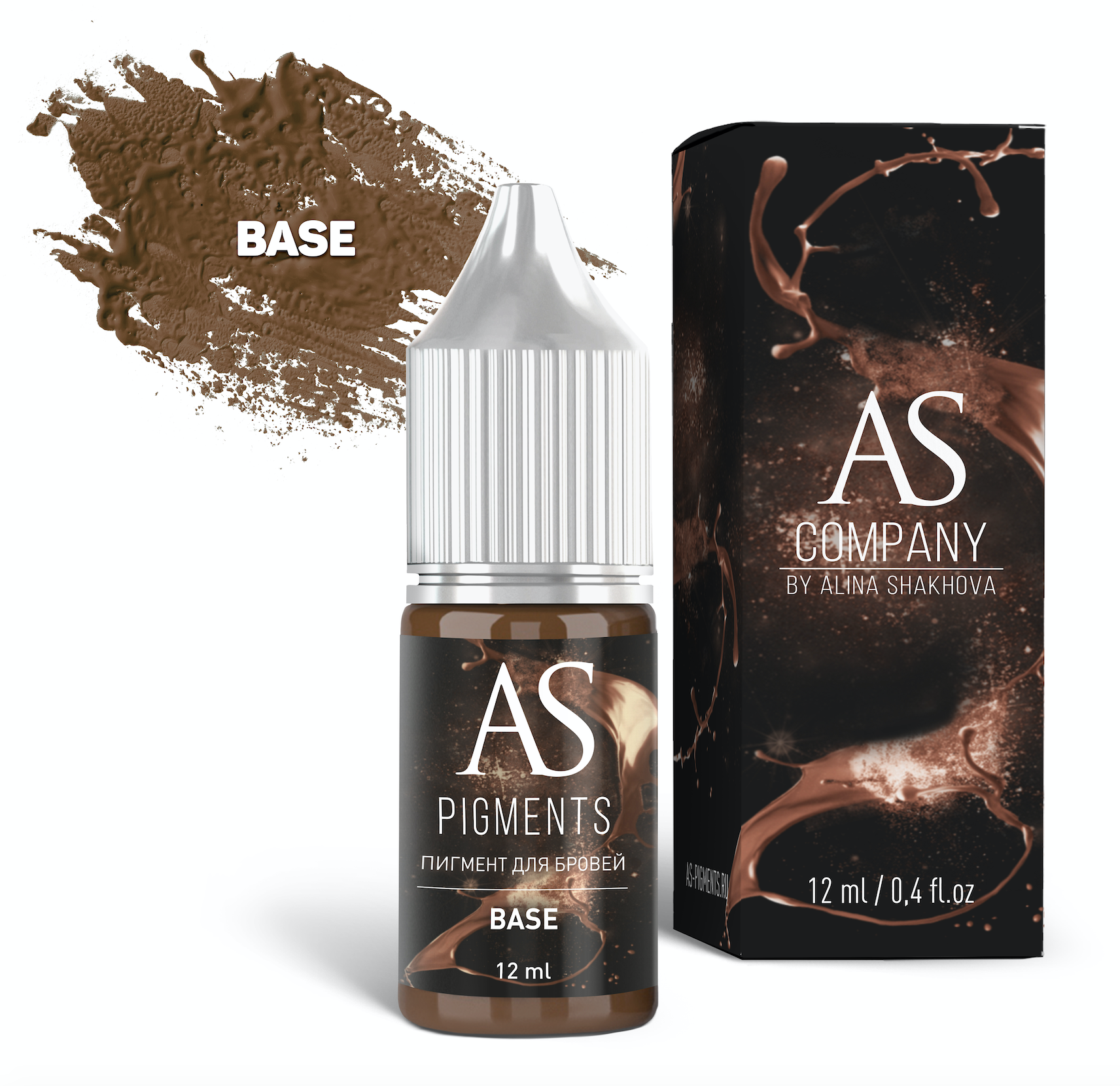 Pigmentos para las cejas                  (Base, Dark Brown, Brown Haired)